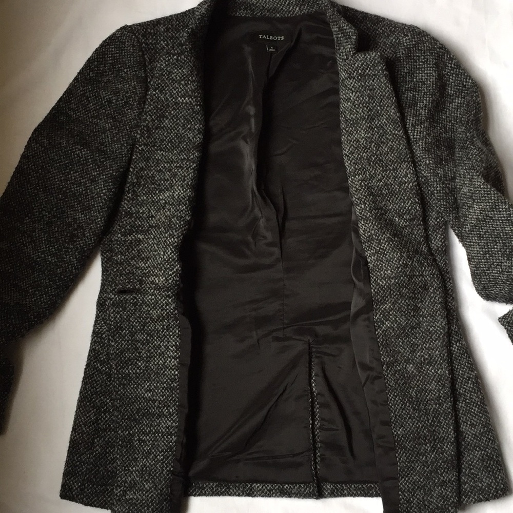 Talbots Inverted Collar One Button Blazer - image 5